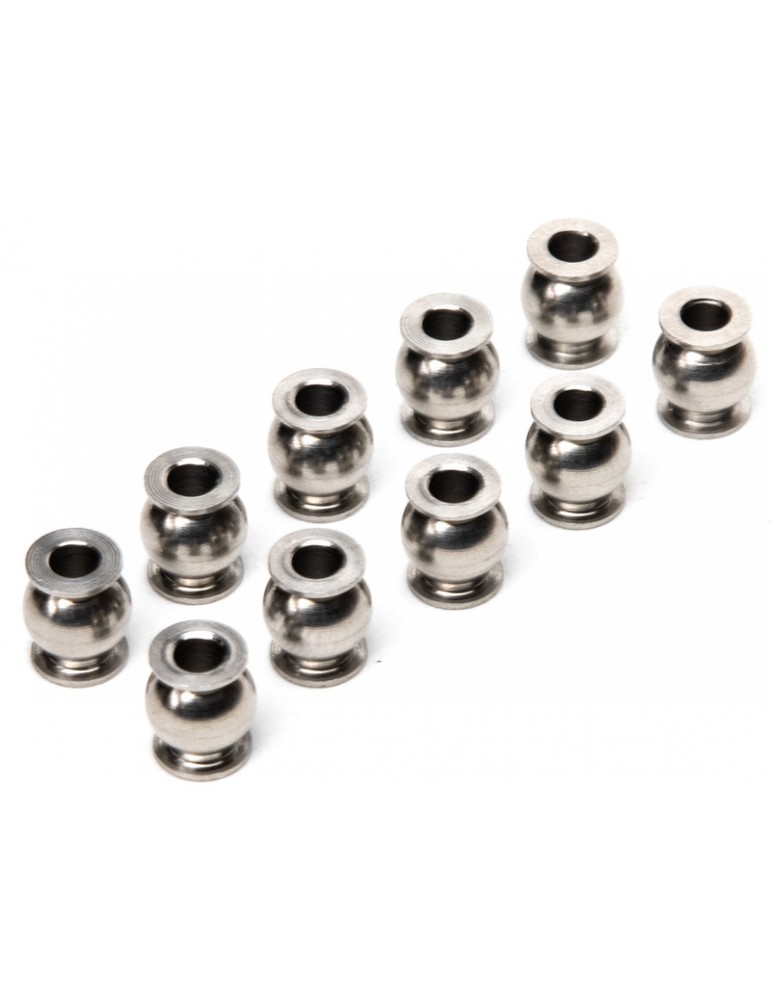 Axial Pivot Ball 8x7mm Stainless Steel (10): RBX10