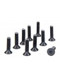 Axial Screw M2.5 x 10mm Flat Head Screw (10)