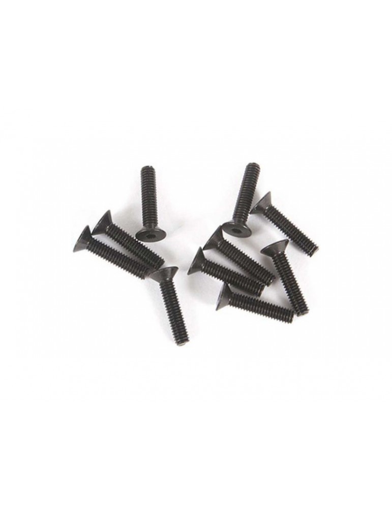 Axial Screw Hex Socket M2.5x12mm Flat Head (10)