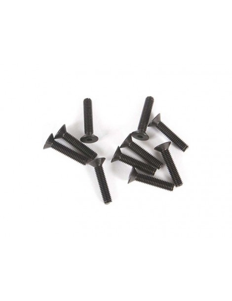 Axial Screw Hex Socket M2.5x12mm Flat Head (10)