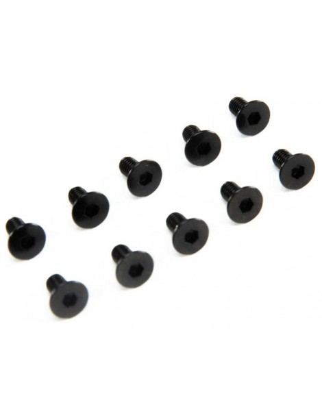 Axial M3x6mm, Flat Head Screw (10)
