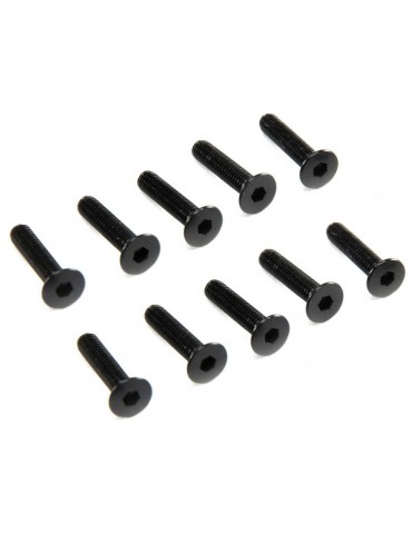 Axial M3x14mm, Flat Head Screw (10)