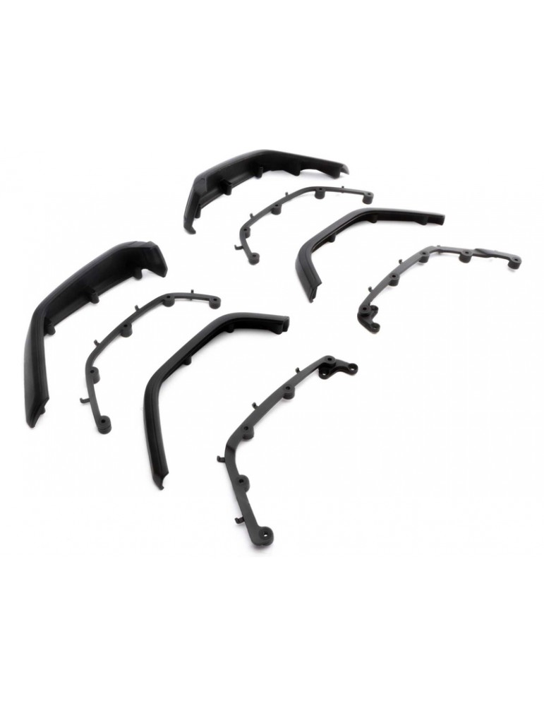 Axial Fenders Jeep JLU w/ Mounts: SCX6