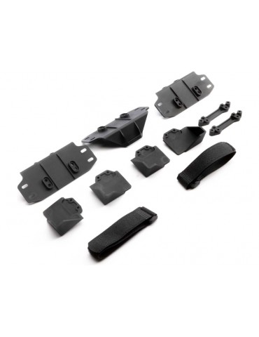 Axial Battery Trays w/ Straps Set: SCX6
