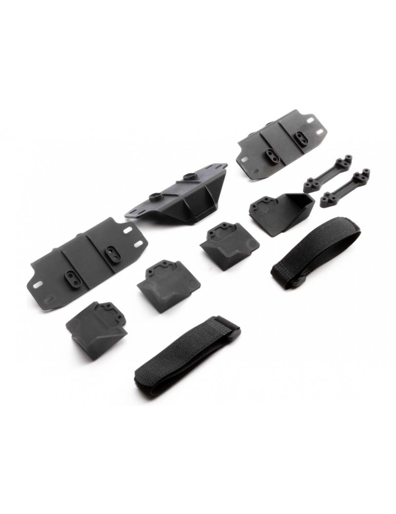 Axial Battery Trays w/ Straps Set: SCX6