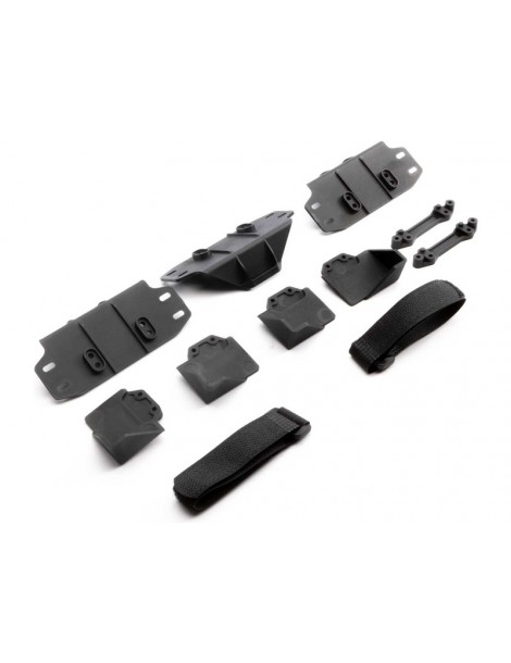 Axial Battery Trays w/ Straps Set: SCX6