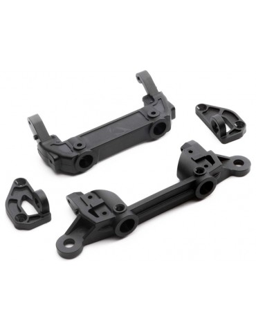Axial Front Bumper Mount/Body Mounts, FR/RR: SCX6