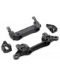 Axial Front Bumper Mount/Body Mounts, FR/RR: SCX6