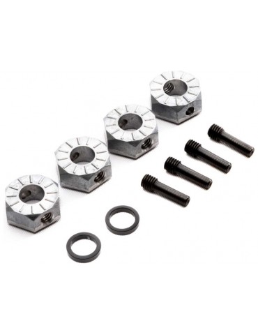 Axial Hex 17mm Set with Pins (4): SCX6