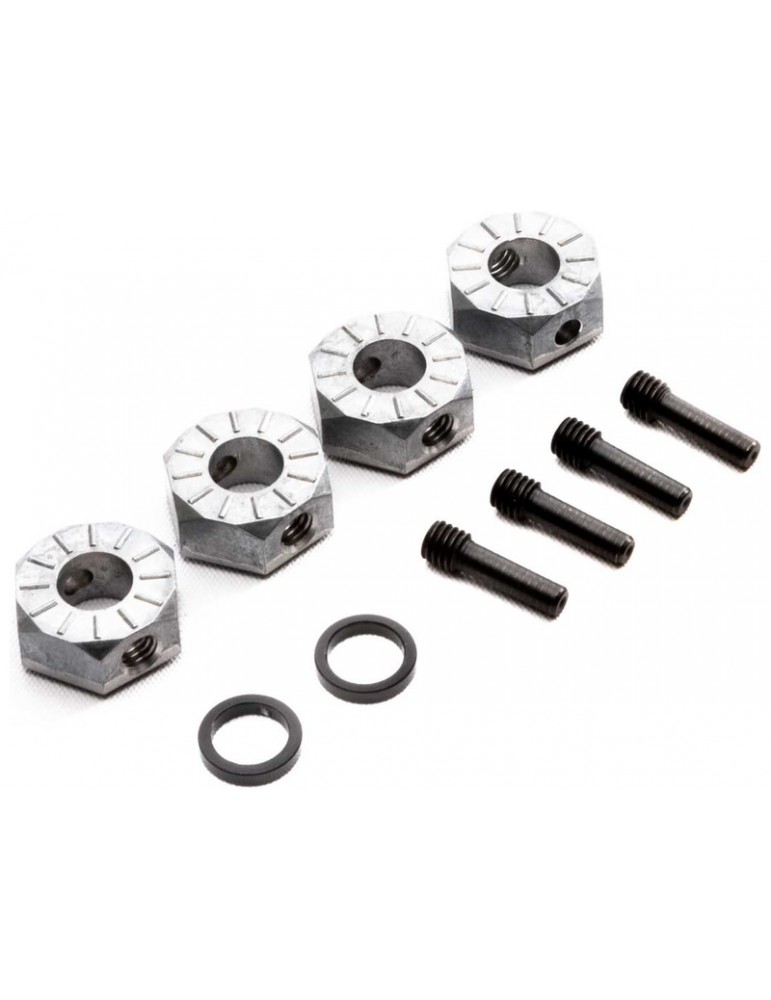 Axial Hex 17mm Set with Pins (4): SCX6