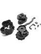 Axial 2-Speed Transmission Case/Brace Set: SCX6