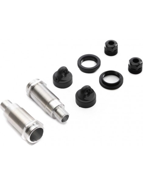 Axial Threaded Shock Body, Cap w/ Collar Set (2): SCX6