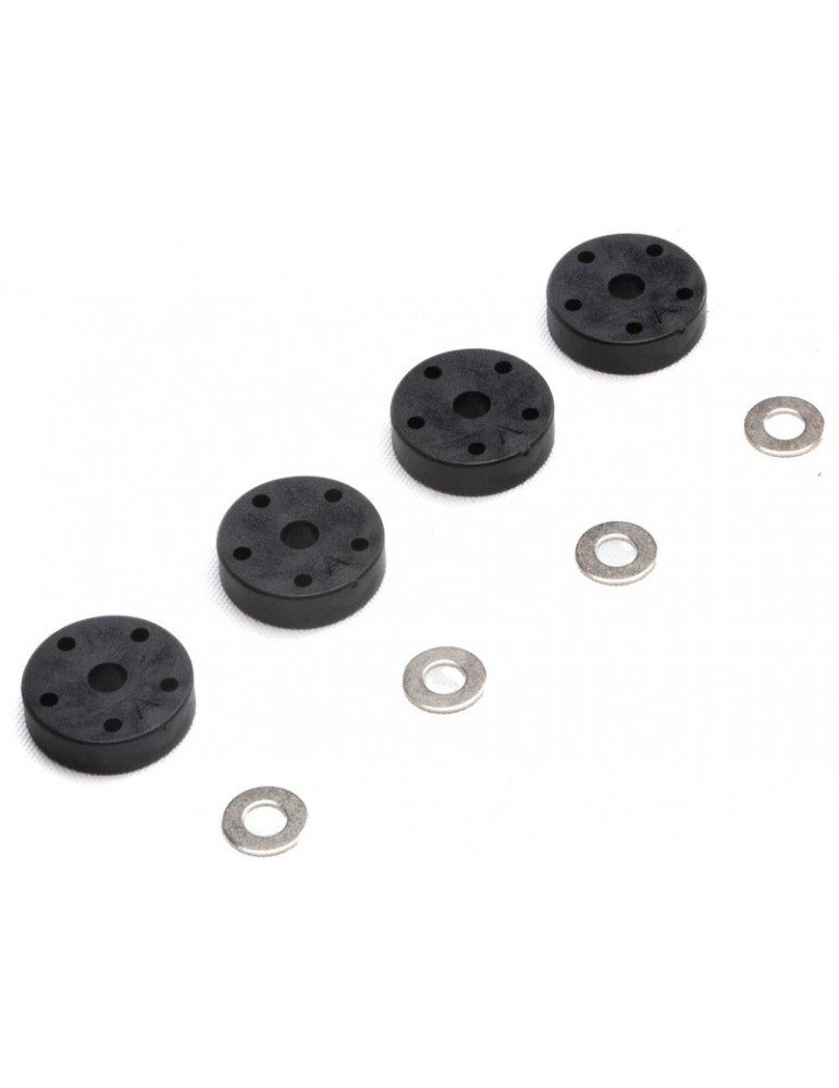 Axial Shock Piston w/ Shim Set (4): SCX6