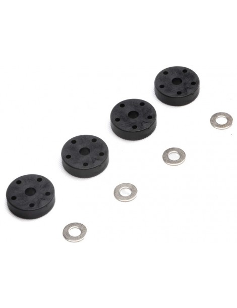 Axial Shock Piston w/ Shim Set (4): SCX6