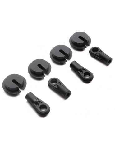 Axial Shock End w/ Spring Cup (4): SCX6