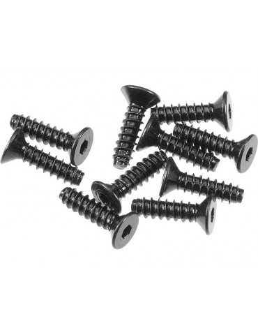 Axial Screw Self Tapping Hex Socket 2.6x10mm FH (10)