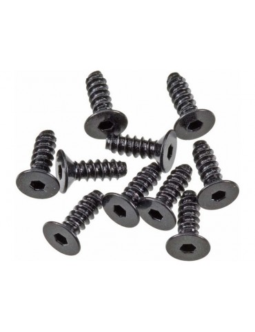Axial Screw Self Tapping Hex Socket 2.6x8mm FH (10)