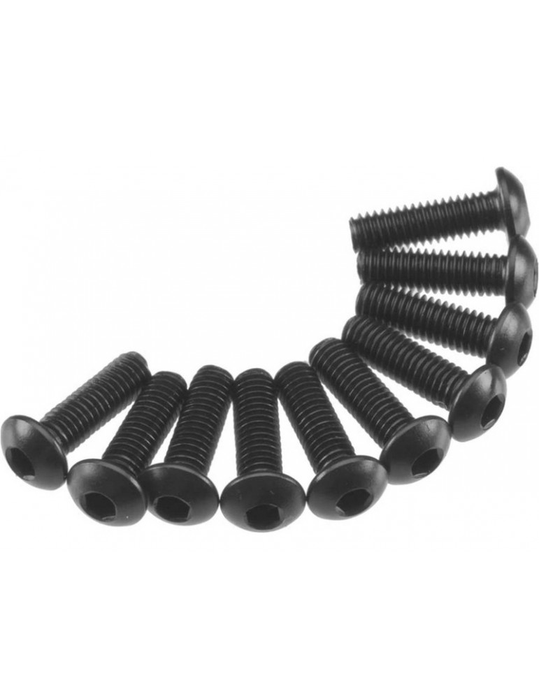 Axial Screw Hex Socket M3x10mm Button Head (10)
