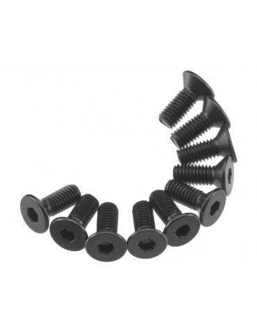 Axial Screw Hex Socket M3X8mm Flat Head (10)
