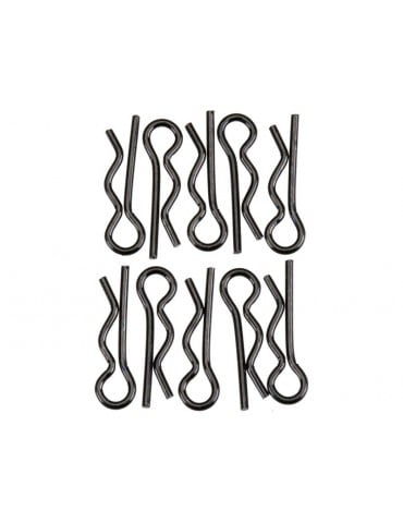 Axial Body Clip 6mm Black (10)