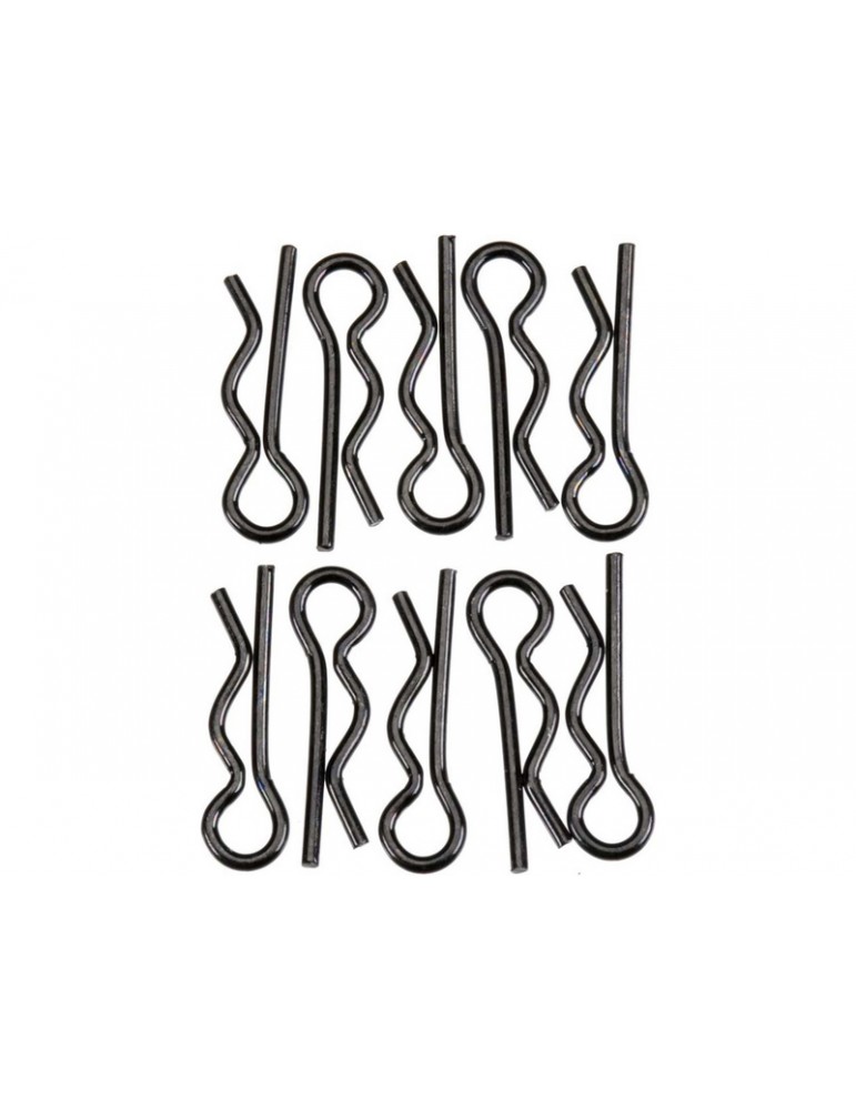 Axial Body Clip 6mm Black (10)