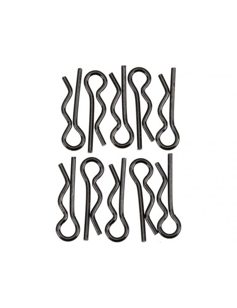 Axial Body Clip 6mm Black (10)