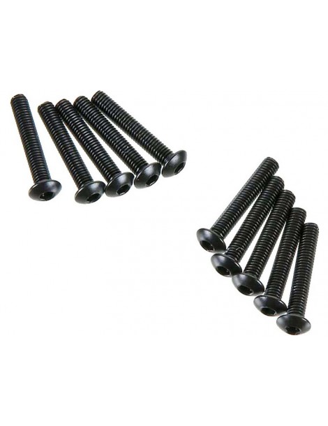 Axial Screw Hex Socket M3x18mm Button Head (10)
