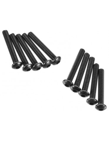 Axial Screw Hex Socket M3x20mm Button Head (10)