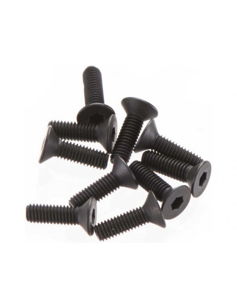 Axial Screw Hex Socket M3x10mm Flat Head (10)