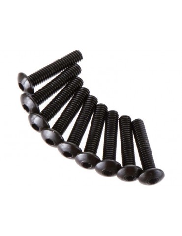 Axial Screw Hex Socket M2.5x12mm Button Head (10)