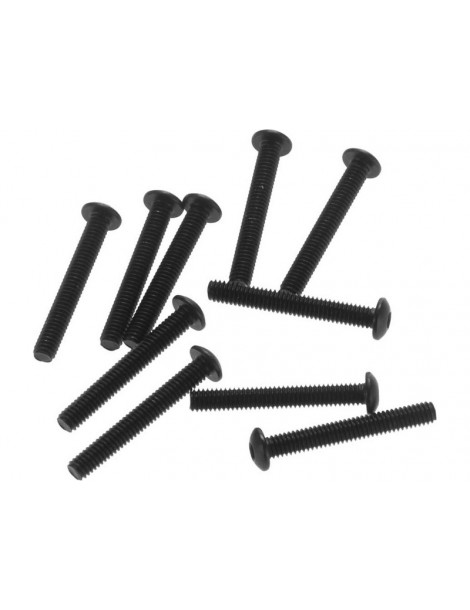 Axial Screw Hex Socket M2.5x1mm Button Head (10)