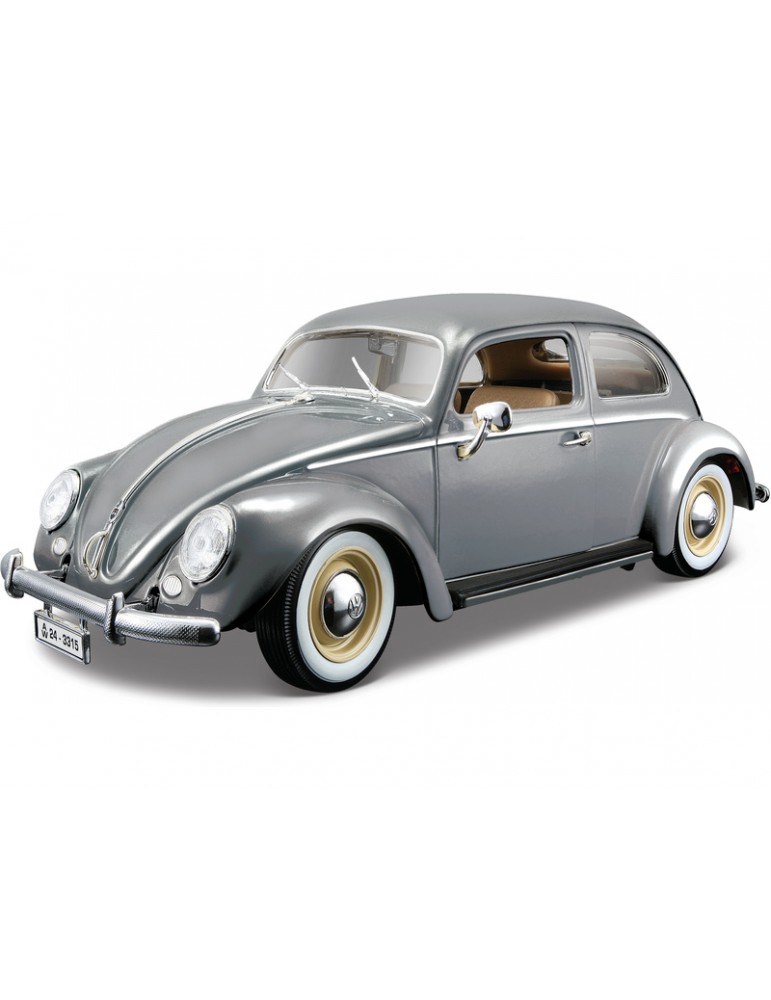 Bburago Volkswagen K fer-Beetle 1955 1:18 silver