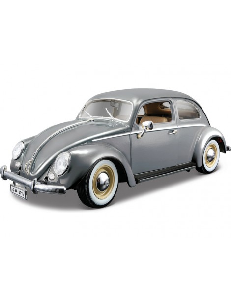 Bburago Volkswagen K fer-Beetle 1955 1:18 silver