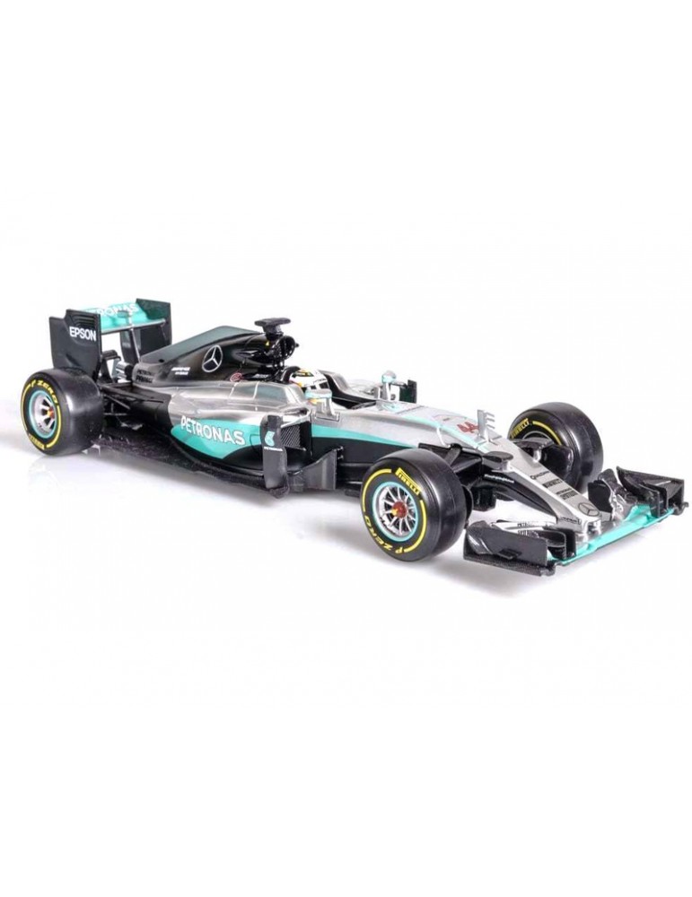 Bburago Plus Mercedes AMG Petronas W07 1:18 Hamilton