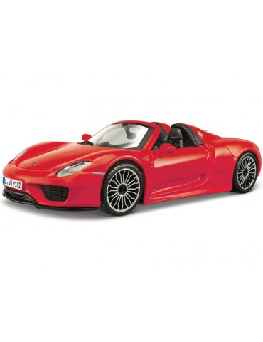 Bburago Plus Porsche 918 Spyder 1:24 red