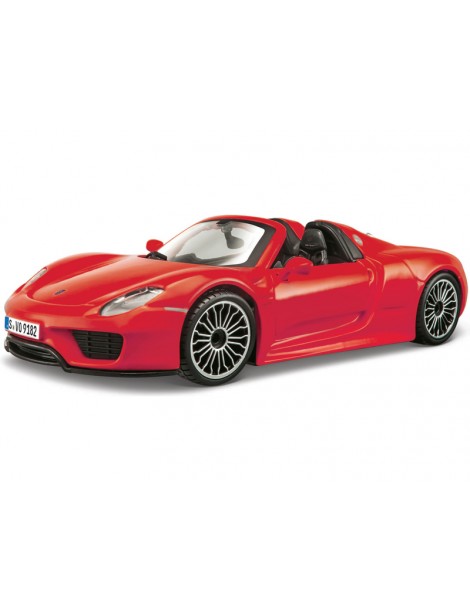 Bburago Plus Porsche 918 Spyder 1:24 red