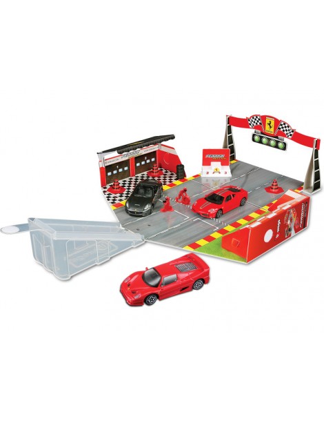 Bburago 1:43 Ferrari Open and Play set