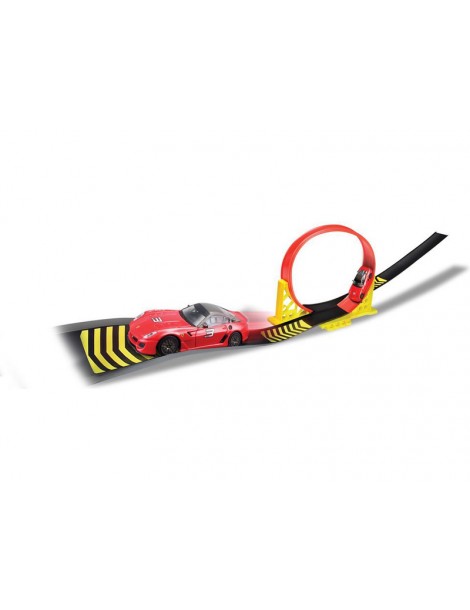 Bburago 1:43 Ferrari Single Loop + 1x auto