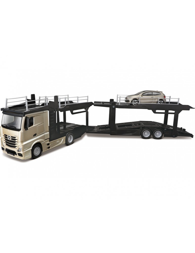 Bburago Mercedes-Benz Actros with VW Polo GTI Mark 5