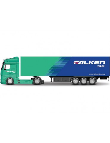 Bburago Mercedes Benz Actros Gigaspace 1:43 Falken Tires