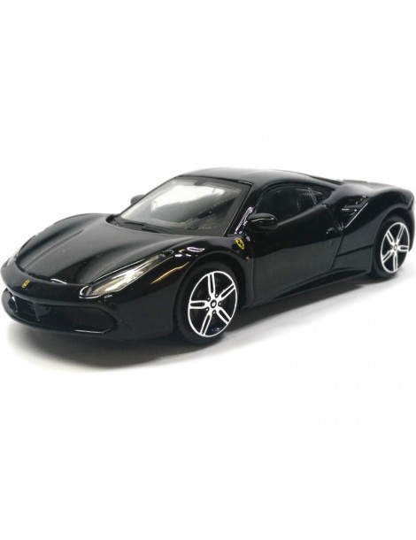 Bburago Ferrari 488 GTB 1:43 black