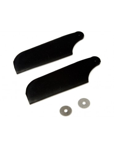 Blade Tail Rotor Blade Set, Black: 330X, B450 3D, B400, B450 X