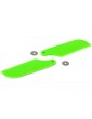 Blade Tail Rotor Blade Set, Green: B450 3D, B400, B450 X
