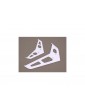 Blade Stabilizer/Fin Set, White: B450, 330X