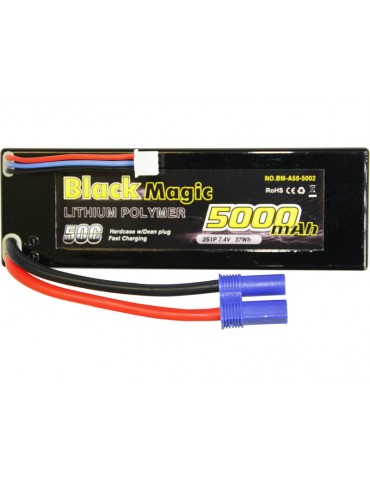 Black Magic LiPol Car 7.4V 5000mAh 50C EC3