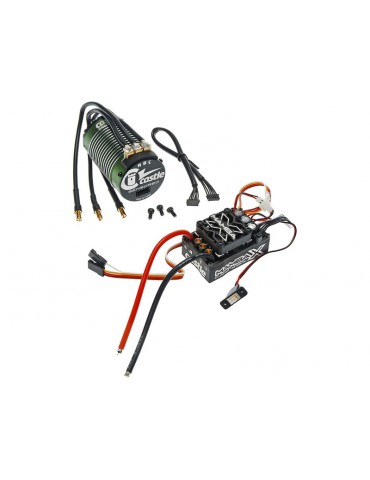 Castle Motor 1512 1800Kv Senzored, ESC Mamba X