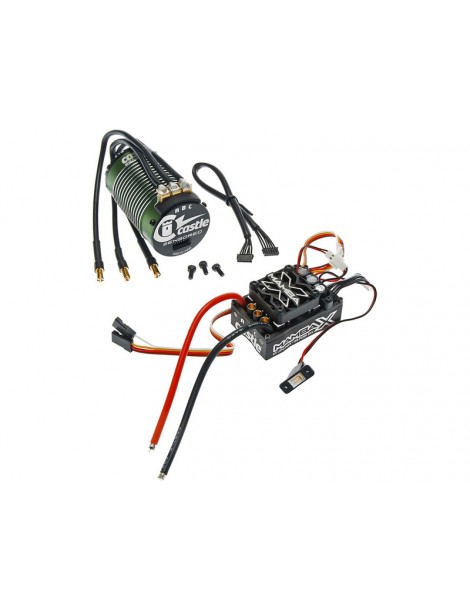 Castle Motor 1512 1800Kv Senzored, ESC Mamba X