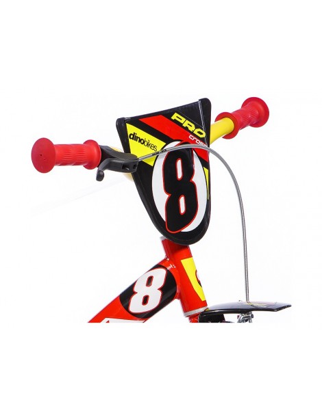DINO Bikes - Children's bike 12" red