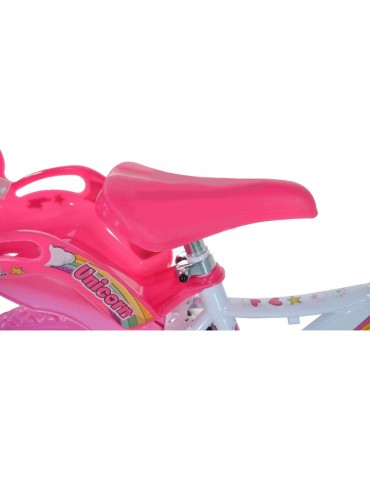 DINO Bikes - Children's bike 12" Jednorožec with doll seat