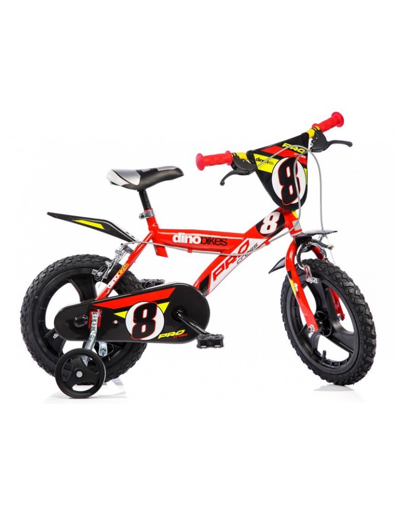 DINO Bikes - Children's bike 16" red
